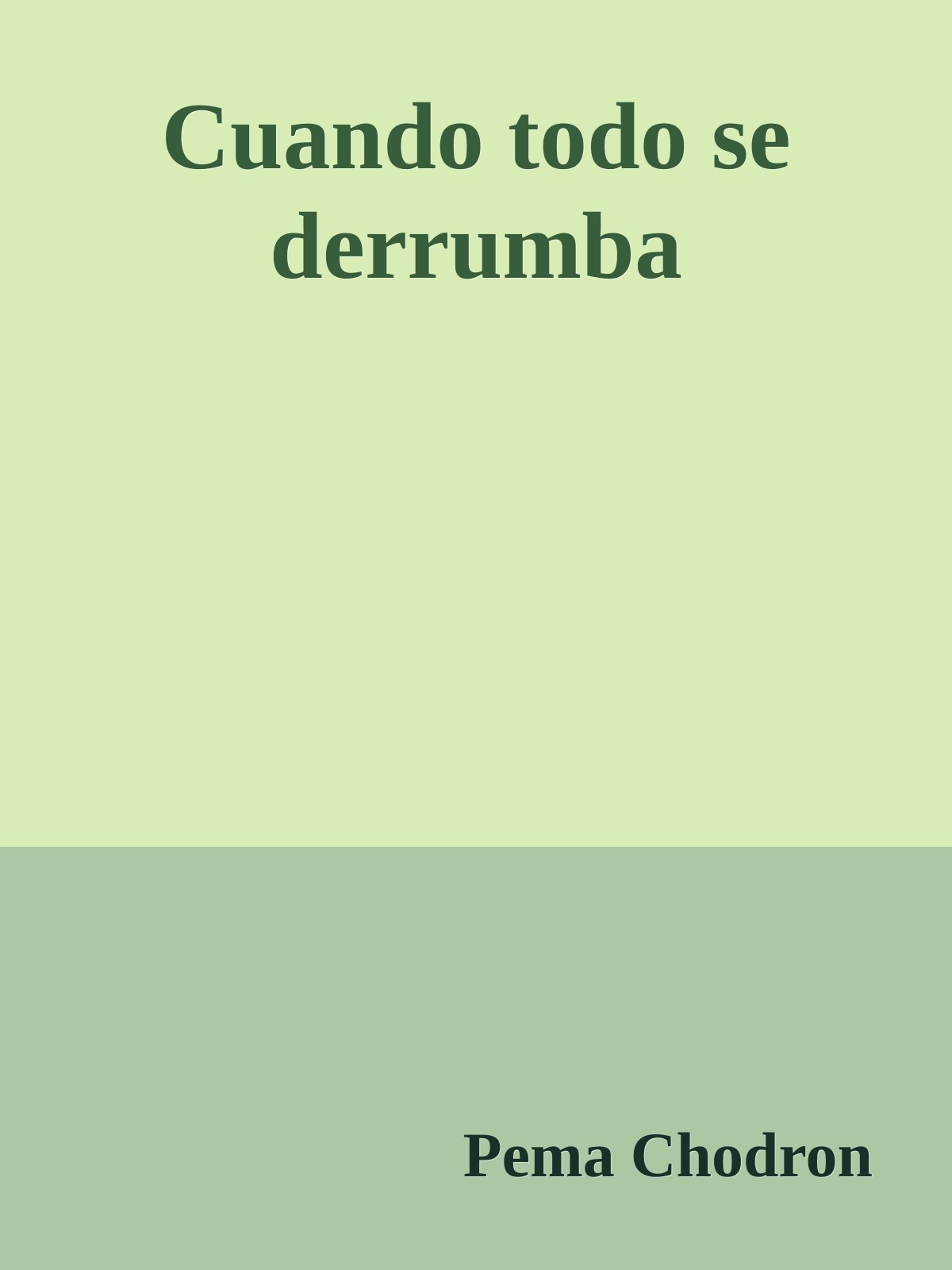 Cuando todo se derrumba